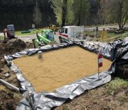 4 - Mise en oeuvre du sable dans le filtre