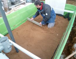 5 - Mise en oeuvre de sable (zéolithe)