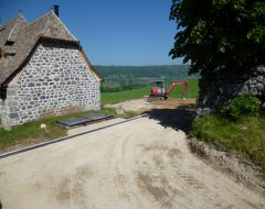 Préparation avant goudronnage